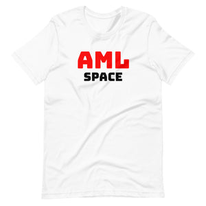 Short-Sleeve, White AML Space, Unisex T-Shirt